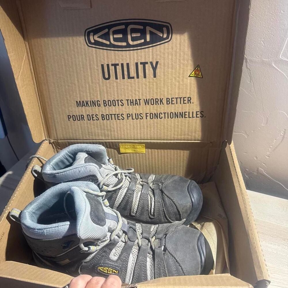 Keen-Utility Flint II Mid Steel Toe Work Boots Women's Sz 11